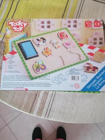 puzzel met boerderijstempels beschikbaar voor biedingen