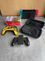 Nintendo switch met extra spullen, Met 1 controller, Zo goed als nieuw, Switch Original, Ophalen