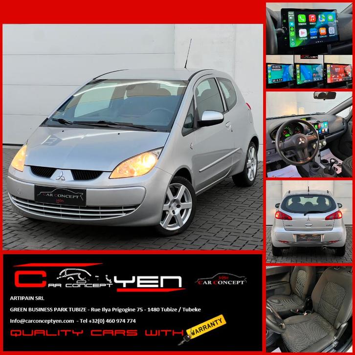 Mitsubishi Colt 1.3*CarPlay*Clim*Park.sensor, Autos, Mitsubishi, Entreprise, Achat, Colt, Airbags, Air conditionné, Android Auto