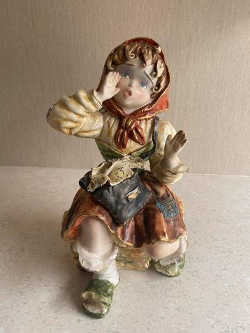 Vintage Capodimonte Italian, Enlèvement, Humain