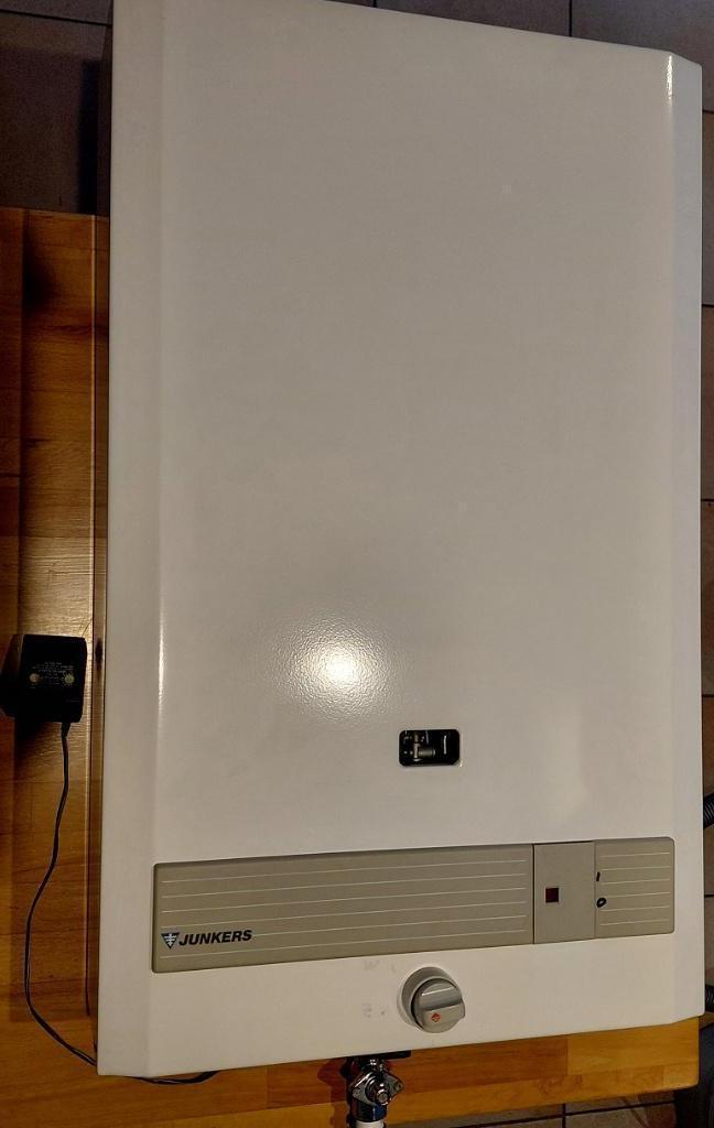 Geyser Junkers WR400-3, Bricolage & Construction, Chauffe-eau & Boilers, Utilisé, Chauffe-eau, Gaz naturel, Plus de 10 ans, Protection de température de retour (RTS)