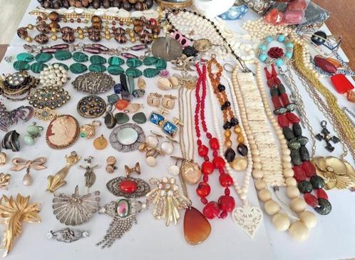 Grote lot antieke en vintage sieraden in 1koop meer dan 100, Bijoux, Sacs & Beauté, Bijoux anciens, Envoi