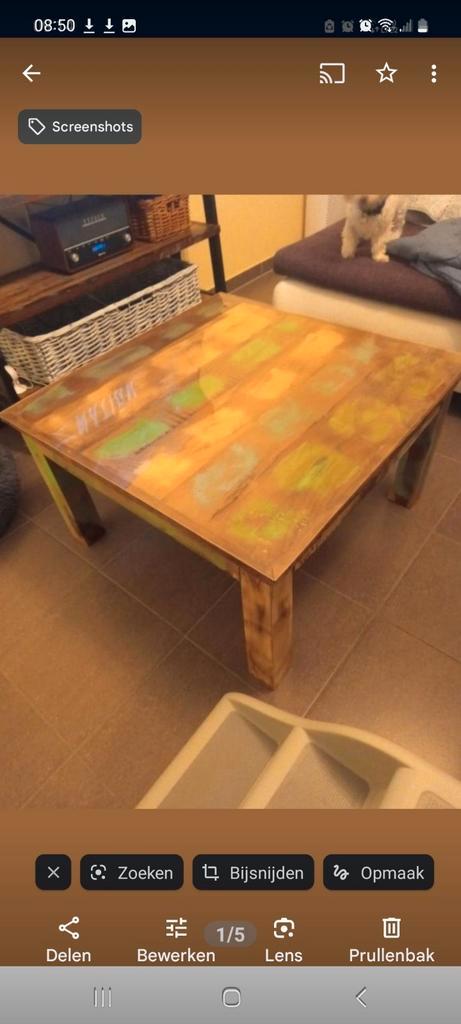 Salontafel., Huis en Inrichting, Tafels | Salontafels, Zo goed als nieuw, Ophalen