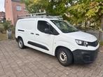 PEUGEOT PARTNER 1.5 hdi. 101 pk 3-zits lang onderstel/ BTW, Stof, 4 cilinders, Wit, Particulier