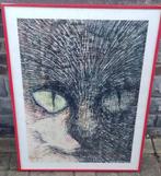 Pastel chat signe gregoiry, Ophalen of Verzenden