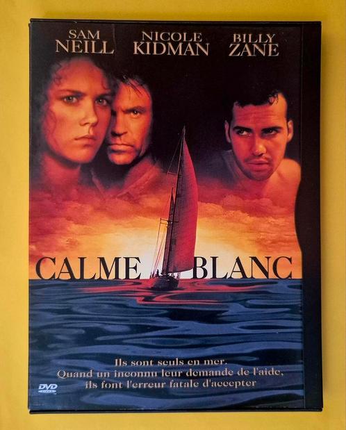 Snap Case DVD du film Calme blanc - Nicole Kidman 1989, Cd's en Dvd's, Dvd's | Thrillers en Misdaad, Zo goed als nieuw, Actiethriller