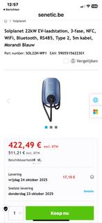 Chargeur AC EV neuf avec garantie de 3 ans, Enlèvement ou Envoi, Neuf, Borne de recharge