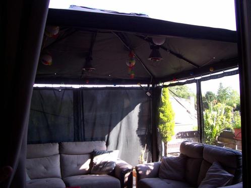 compleet paviljoen grizzy, 3x3,  gemeubeld, Tuin en Terras, Overige Tuin en Terras, Gebruikt, Ophalen