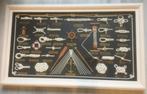 Prachtige kader met scheepsknopen 48 x 73 cm, Ophalen