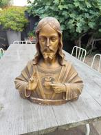 Buste Jezus brandend hart, Antiek en Kunst, Antiek | Religieuze voorwerpen, Ophalen
