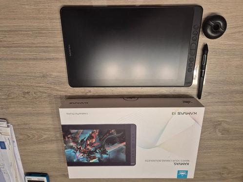 Huion Kamvas 13 Tekentablet, Computers en Software, Tekentablets, Zo goed als nieuw, Bedraad, Ophalen