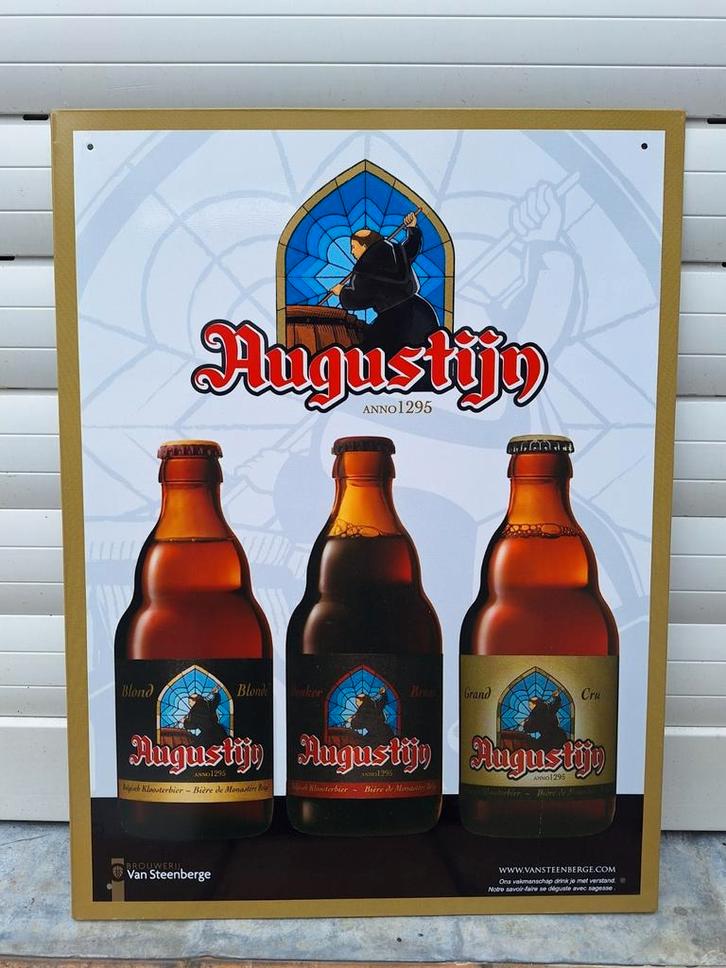 Metalen reclameborden biermerken, Verzamelen, Biermerken, Zo goed als nieuw, La Trappe, Ophalen of Verzenden