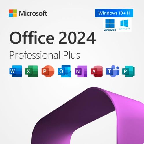 Office 2024 Pro Plus (Windows), Informatique & Logiciels, Logiciel Office, Neuf, Windows, Enlèvement