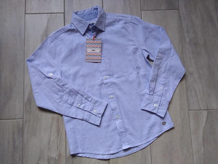 ★ M128 - Nieuw deftig hemd, Kinderen en Baby's, Kinderkleding | Maat 128, Nieuw, Jongen, Overhemd of Blouse, Ophalen of Verzenden