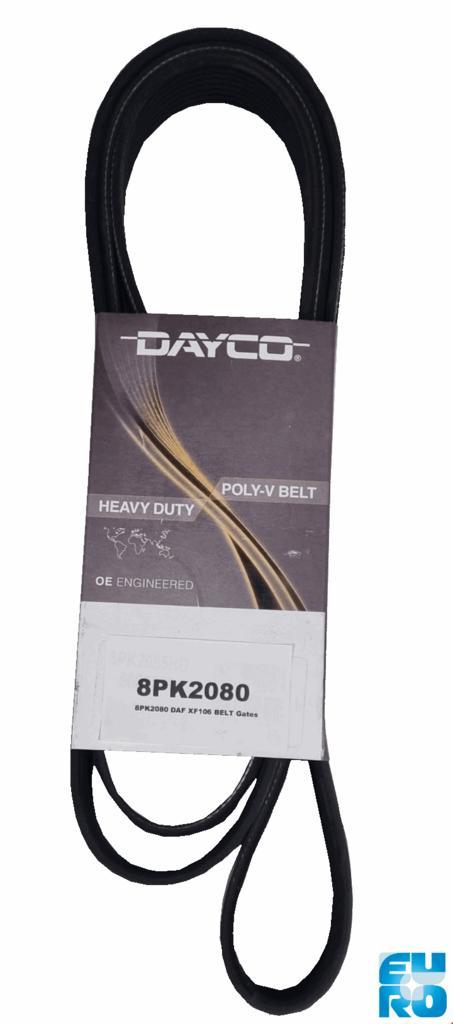 8PK2080 DAF XF106 RIEM POORTEN 8PK2080, Auto-onderdelen, Vrachtwagen-onderdelen, DAF, Brandstofsystemen, Nieuw, Ophalen of Verzenden