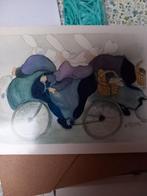 8 cadre photo aquarelle  les bigoudenes, Ophalen, Zo goed als nieuw