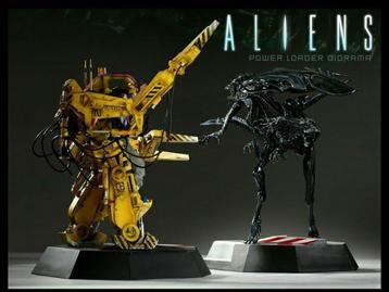 Sideshow Alien Queen & Powerloader diorama Aliens Maquette, Enlèvement, Comme neuf, Fantasy
