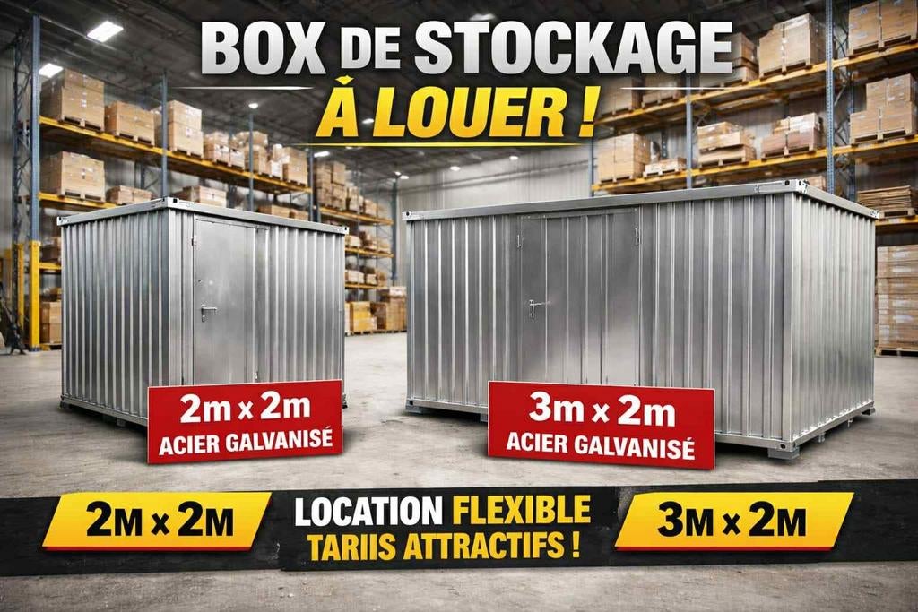 Location Box de stockage, Immo, Garages en Parkeerplaatsen