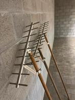 Hooihark aluminium op houten steel, Ophalen