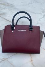 Michael Kors,  handtas model Selma bordeaux /grijs, Ophalen of Verzenden, Gebruikt, Rood, Handtas