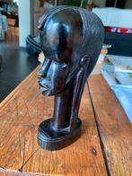 Statue visage africain en ébène, Antiquités & Art, Art | Sculptures & Bois