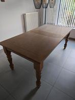 Robuuste, praktische eiken tafel, Huis en Inrichting, Tafels | Eettafels, Ophalen, Gebruikt