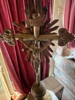 Koperen kruisbeeld, Antiek en Kunst, Ophalen of Verzenden