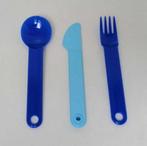 Tupperware™ « Bestek Trio » duo van blauw, Verzenden, Nieuw, Blauw, Overige typen