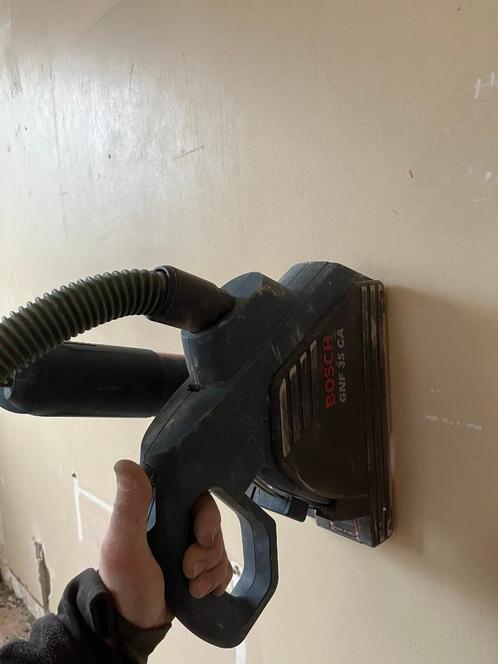 Muur-sleuffrees + Bouwstofzuiger TE HUUR (pour Location), Doe-het-zelf en Bouw, Gereedschap | Slijpmachines, Gebruikt, Rechte handslijpmachine