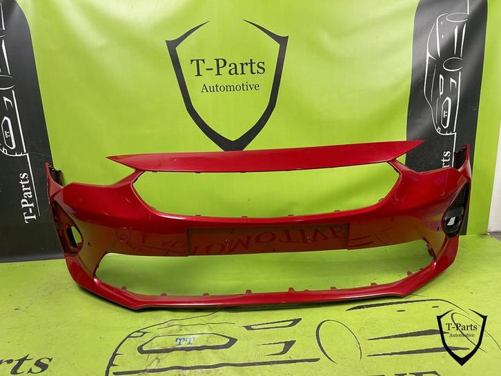 opel corsa F GS line voorbumper 4X pdc bumper ROOD, Auto-onderdelen, Carrosserie, Bumper, Opel, Nieuw