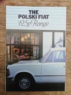 FIAT POLSKI 125 FSO  1980 BROCHURE DEPLIANT 6 PAGES TEXTE AN, Livres, Autos | Brochures & Magazines, Autres marques, Utilisé, Enlèvement ou Envoi