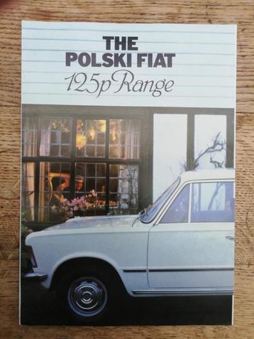 FIAT POLSKI 125 FSO 1980 BROCHURE FOLDER 6 PAGINA'S TEKSTJAA