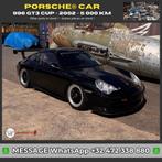 Porsche 996 GT3 Cup (2002) — 5.000 km, Auto's, Achterwielaandrijving, Zwart, Overige bekleding, Zwart