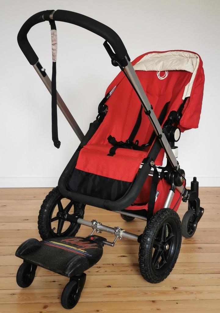 Bugaboo Frog rode kinderwagen, Kinderen en Baby's, Buggy's, Gebruikt, Regenhoes, Voetenzak, Zonnekap, Ophalen