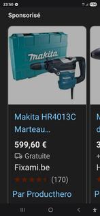 Makita h4013c sds-max pro, super état!, Ophalen, Zo goed als nieuw, Variabele snelheid