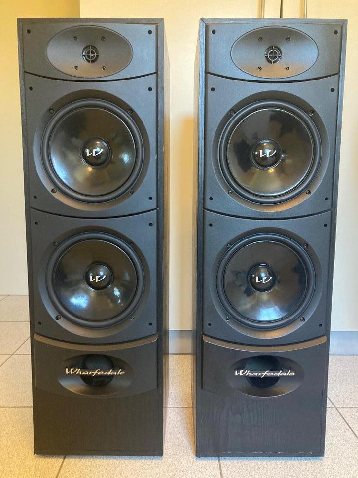 Wharfedale Valdus 400 luidsprekers 150Watt- zeer goede staat, Audio, Tv en Foto, Luidsprekerboxen, Gebruikt, Front, Rear of Stereo speakers