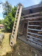 oude houten  ladder, Doe-het-zelf en Bouw, Ladders en Trappen, Ophalen, Gebruikt, Ladder