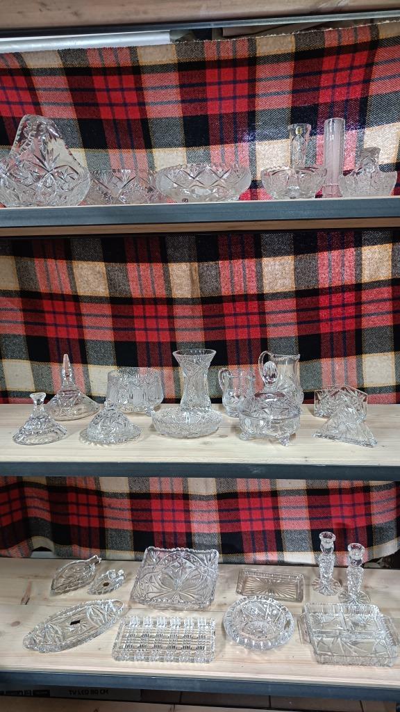 Lot van 25 kristallen objecten, ook apart vanaf 3 euro/stuk, Antiek en Kunst, Antiek | Glaswerk en Kristal, Ophalen