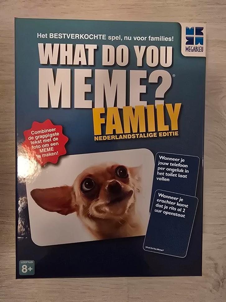 Familie spel. Nieuw eigenlijk! Compleet., Hobby en Vrije tijd, Gezelschapsspellen | Kaartspellen, Zo goed als nieuw, Ophalen of Verzenden