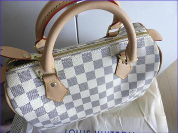 Handtas Speedy Damier Azur handtas (Koopje!) beschikbaar voor biedingen