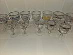 Collectie van 12 Trappistglazen, Verzamelen, Ophalen of Verzenden, Gebruikt, Bierglas