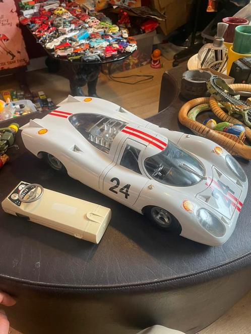 Vintage Joustra Porsche 917 op afstandsbediening, Verzamelen, Automerken, Motoren en Formule 1, Zo goed als nieuw, Ophalen