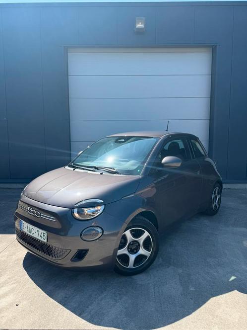 Fiat 500e, Auto's, Fiat, Bedrijf, Te koop, 500E, Elektrisch, Euro 6, Stadsauto, 3 deurs, Automaat, Bruin, Zwart, Stof, Voorwielaandrijving