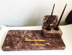 Inktstel Bureauset Art Deco Marmer Antiek 35 B💎😎💑🎁🤗👌, Antiek en Kunst, Ophalen of Verzenden