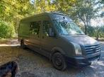 VW crafter te koop ingericht als camper, Auto's, Euro 5, Zwart, 4 cilinders, Volkswagen