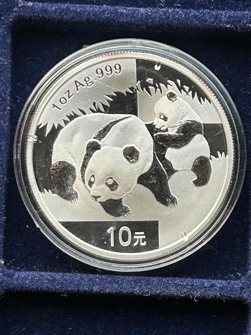 1 oz China panda 2008, Postzegels en Munten, Edelmetalen en Baren, Zilver, Ophalen of Verzenden