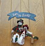 Muurdecoratie – Let it snow, Huis en Inrichting, Woonaccessoires | Wanddecoraties, Ophalen of Verzenden, Zo goed als nieuw