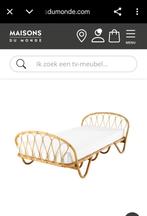 Rotan bed 'maison du monde', 90 cm, Brun, Enlèvement, Rotan