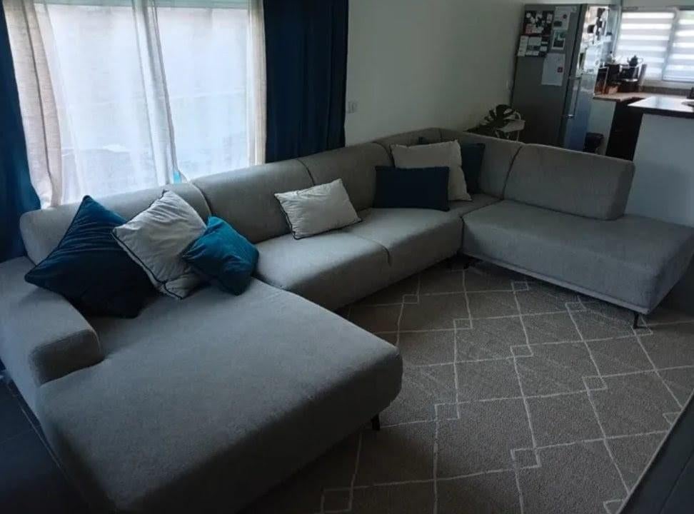 Canapé d'angle panoramique Xxl 7 places assises gris, Maison & Meubles, Canapés | Coins salons complets, Enlèvement