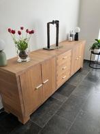 Eetkamer massieve eik, Ophalen, Zo goed als nieuw, LANDELIJK MODERN